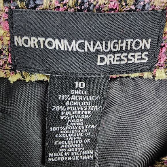 Norton McNaughton No Button Woven Fringed Short Blazer Size 10 - Picture 8 of 8
